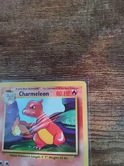 Pokemon TCG Charmeleon Base Set 24/102 Regular Unlimited Uncommon - Image 4