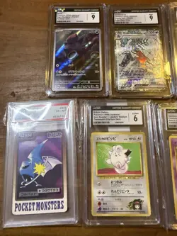 Pokemon Tcg Lot Of 9 CGC PSA Graded Slabs ENG/JAP - Image 2