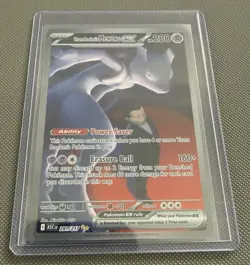 Pokemon TCG Team Rocket’s Mewtwo ex 281/217 Ascended Heroes Secret Rare NM - Image 1