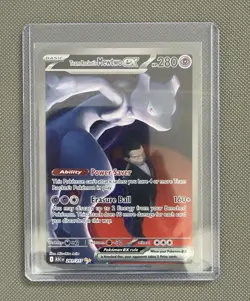 Pokemon TCG Team Rocket’s Mewtwo ex 281/217 Ascended Heroes Secret Rare NM - Image 2