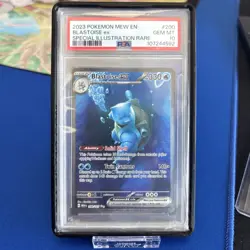 Pokemon 2023 Blastoise EX #200/165 Sir Mew En-151 PSA 10 Gem Mint - Image 1
