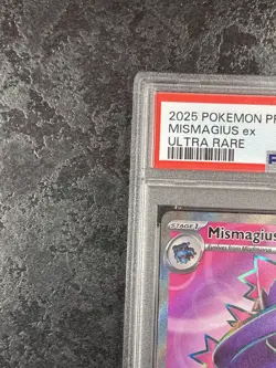 2025 POKEMON PFL EN MISMAGIUS ex ULTRA RARE #112 💎 PSA 9 - Image 3