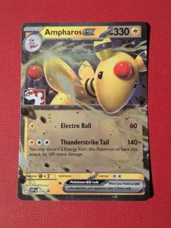 Pokemon TCG - Ampharos ex - SVP016 Prize Pack Stamped - Prize Pack Series - Image 1