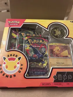 Pokemon TCG Pikachu 2026 30th Pokemon Day Collection Box New And Sealed - Image 1