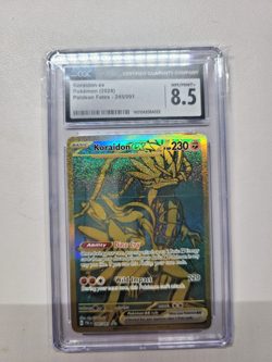 Pokemon TCG Pokemon Koraidon Ex Holo CGC Graded NM MINT+ 8.5 245/091 - Image 1