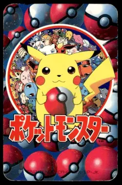 Goldeen Staryu 5 of Hearts Televi Kun Poker Deck Pokemon Japanese ~ HP Creased - Image 2