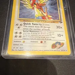 Pokemon Koga's Pidgeotto 27/132 Gym Challenge Rare Regular 60 HP - Image 4