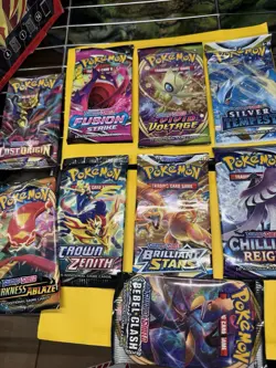Pokemon TCG Sword & Shield 9x Booster Packs Factory Sealed - Image 3