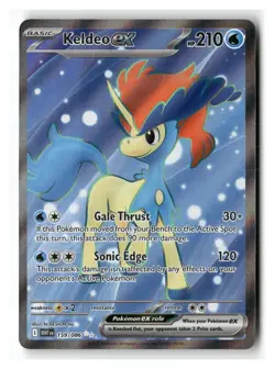 Keldeo ex 159/086 Ultra Rare White Flare Pokemon Near Mint - Image 1