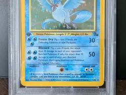 1999 POKEMON TCG FOSSIL 1ST EDITION #2 ARTICUNO - HOLO PSA 9 MINT - Image 5