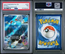 2023 Pokemon TCG Marill #204 PAL Illustration Rare PSA 7 NM - Image 3