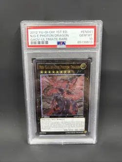 2012 YU-GI-OH! GAOV-GALACTIC OVERLORD #EN041 N.G-E PHOTON DRAGON PSA GEM MT 10 - Image 1