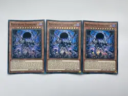 3 x Regenesis Overlord DOOD-EN022 Super Rare 1st Edition YuGiOh Playset NM - Image 1