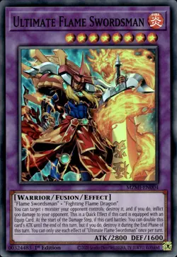 Ultimate Flame Swordsman - Super Rare 1st Edition MZMI-EN004 - NM - YuGiOh - Image 1