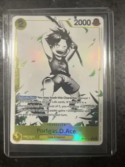 One Piece Ultra Deck Three Brothers Portgas D Ace ST13-010 Parallel Alt Art - Image 1
