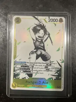One Piece Ultra Deck Three Brothers Portgas D Ace ST13-010 Parallel Alt Art - Image 3