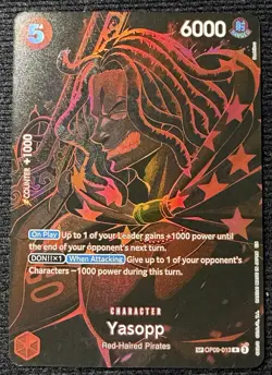 One Piece OP12 Legacy of the Master YASOPP OP09-013 Rare Alt Art SP English - Image 1
