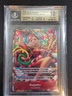 BGS 10 pristine - 2025 One Piece OP11-004 SR* Kujyaku Alt Art - English - Image 1