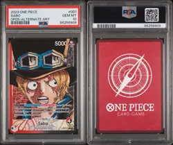One Piece 2023 OP05-AWAKENING of the New Era Alternate Art #001 Sabo, PSA 10 - Image 1