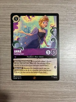 Anna Soothing Sister Legendary Disney Lorcana Winterspell Pack Fresh - Image 1