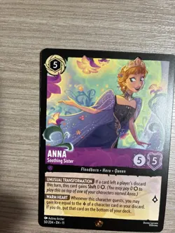 Anna Soothing Sister Legendary Disney Lorcana Winterspell Pack Fresh - Image 4