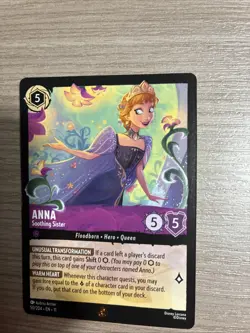 Anna Soothing Sister Legendary Disney Lorcana Winterspell Pack Fresh - Image 5