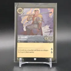 *FOIL* Lorcana: Ursula's Return: Li Shang “Imperial Captain” 182/204 Cold Foil - Image 1