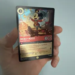 Lorcana - Mickey Mouse - Brave Little Prince 111/204 Fabled Cold Foil - Image 1