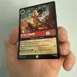 Lorcana - Mickey Mouse - Brave Little Prince 111/204 Fabled Cold Foil - Image 3