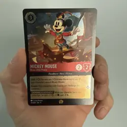 Lorcana - Mickey Mouse - Brave Little Prince 111/204 Fabled Cold Foil - Image 4