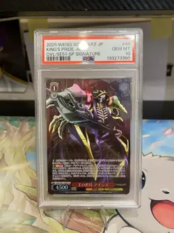 PSA 10 Weiss Schwarz JPN Overlord Holy Kingdom Ainz OVL/SE51-48SP F/S【U.S./DDP】 - Image 1