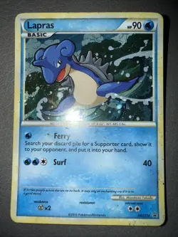 Pokemon 2010 Lapras Holo Card HGSS14 Promo - Image 1