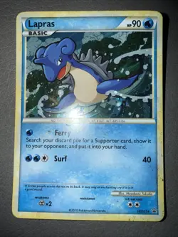 Pokemon 2010 Lapras Holo Card HGSS14 Promo - Image 2