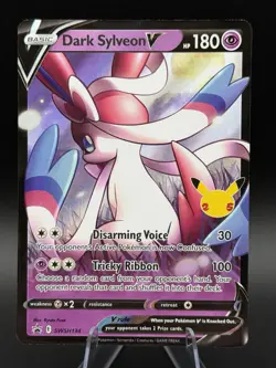 Dark Sylveon V SWSH134 SWSH: Sword & Shield Promo Cards Holo LP - Image 1