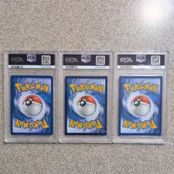 Lot of THREE PSA 7 Graded Pokemon Cards 2012-2023 (Wigglytuff, Lucario, Wailord) - Image 2