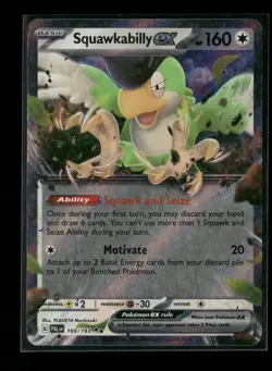 Squawkabilly ex 169/193 Paldea Evolved DOUBLE RARE Holo Pokemon Card NM - Image 1