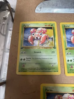 Pokemon TCG Paras Jungle Card 59/64 Regular Common 1st Edition - Image 2