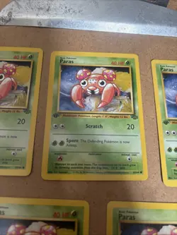 Pokemon TCG Paras Jungle Card 59/64 Regular Common 1st Edition - Image 3
