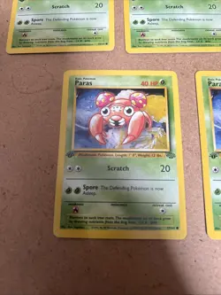 Pokemon TCG Paras Jungle Card 59/64 Regular Common 1st Edition - Image 5
