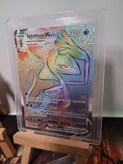 Inteleon VMAX Secret Rainbow 195/192 Rebel Clash Holo Pokemon Card TCG CARD - Image 2