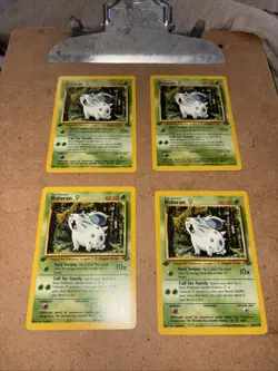 Pokemon TCG Nidoran Jungle Card 57/64 Unlimited Common 1st Edition - Image 1