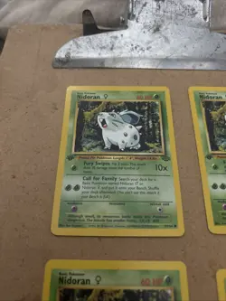 Pokemon TCG Nidoran Jungle Card 57/64 Unlimited Common 1st Edition - Image 2