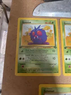 Pokemon TCG Venonat Jungle Card 63/64 Regular Common 1st Edition - Image 2