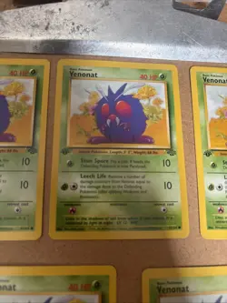 Pokemon TCG Venonat Jungle Card 63/64 Regular Common 1st Edition - Image 3