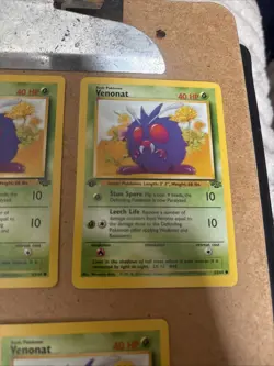 Pokemon TCG Venonat Jungle Card 63/64 Regular Common 1st Edition - Image 4