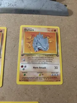 Pokemon TCG Rhyhorn 1st Edition Jungle Card 61/64 Unlimited Common - Image 4