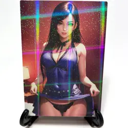 Tifa Lockhart Final Fantasy Sexy Anime Waifu Girl Doujin Goddess Story Art Card - Image 1