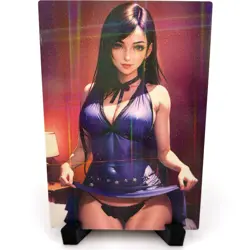 Tifa Lockhart Final Fantasy Sexy Anime Waifu Girl Doujin Goddess Story Art Card - Image 3