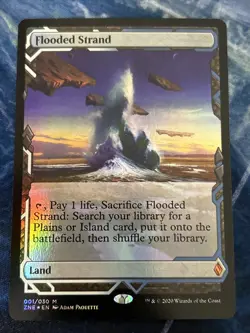 Flooded Strand: Zendikar Expedition NM-M Unplayed Foil - Image 1