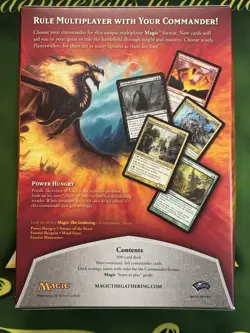 MTG Power Hungry Commander 2013 English Magic The Gathering Deck Sealed New - Image 2